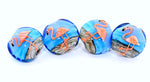 Flamingo glass beads