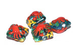 Red Crab Glass Beads Grace Lampwork