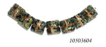 10503604 - Seven Green w/Super Ivory Pillow Beads