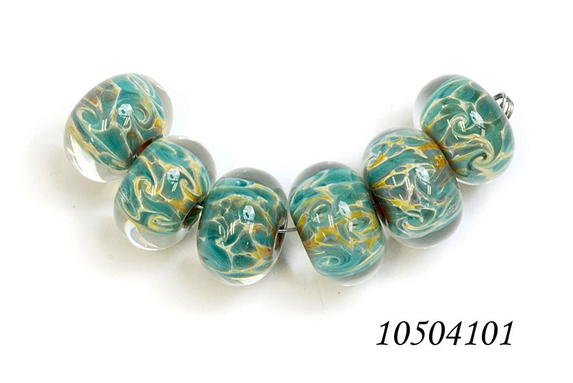 grace lampwork beads artisan handmade glass beads SRA