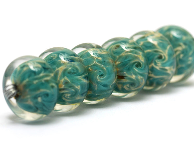 grace lampwork beads artisan handmade glass beads SRA
