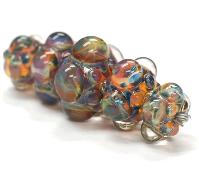 grace lampwork beads artisan handmade glass beads SRA