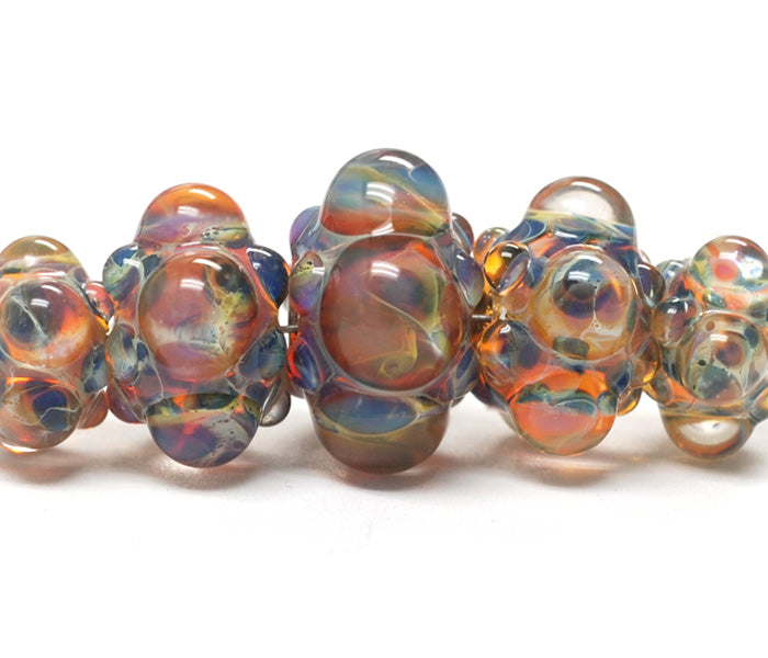 grace lampwork beads artisan handmade glass beads SRA