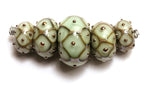grace lampwork beads artisan handmade glass beads SRA