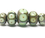grace lampwork beads artisan handmade glass beads SRA