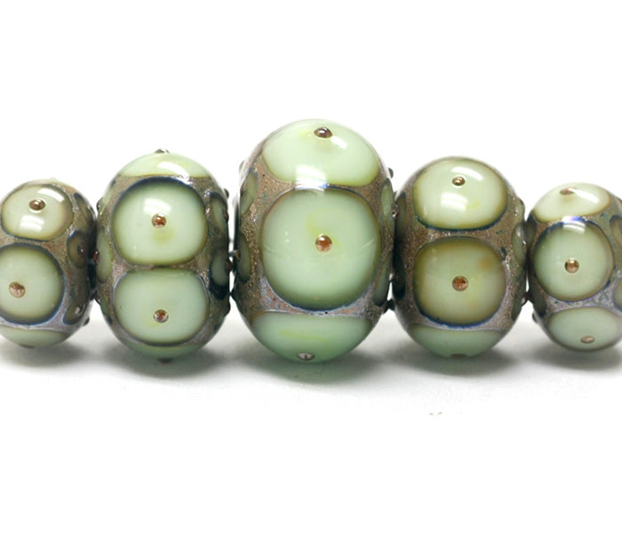 grace lampwork beads artisan handmade glass beads SRA