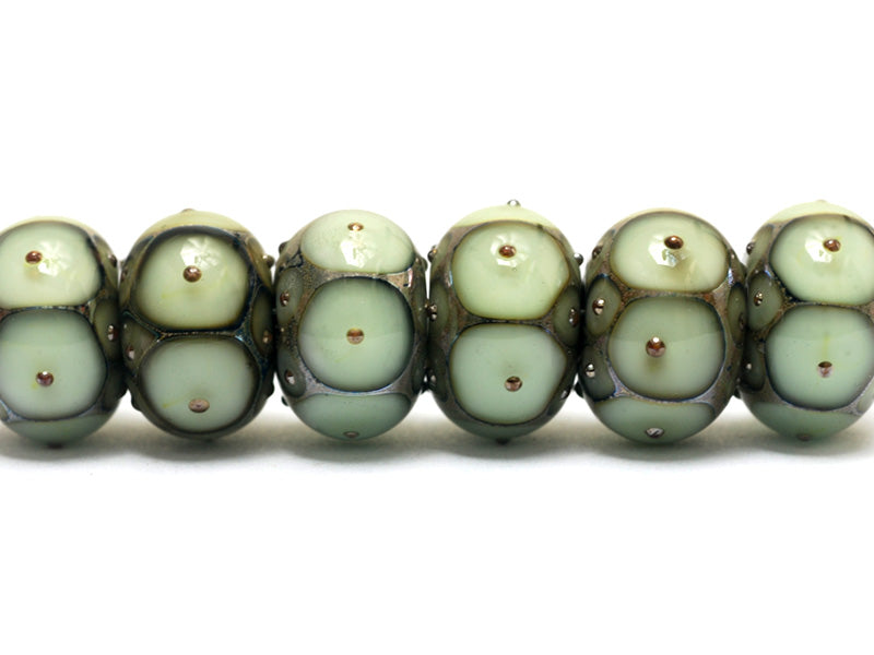 grace lampwork beads artisan handmade glass beads SRA