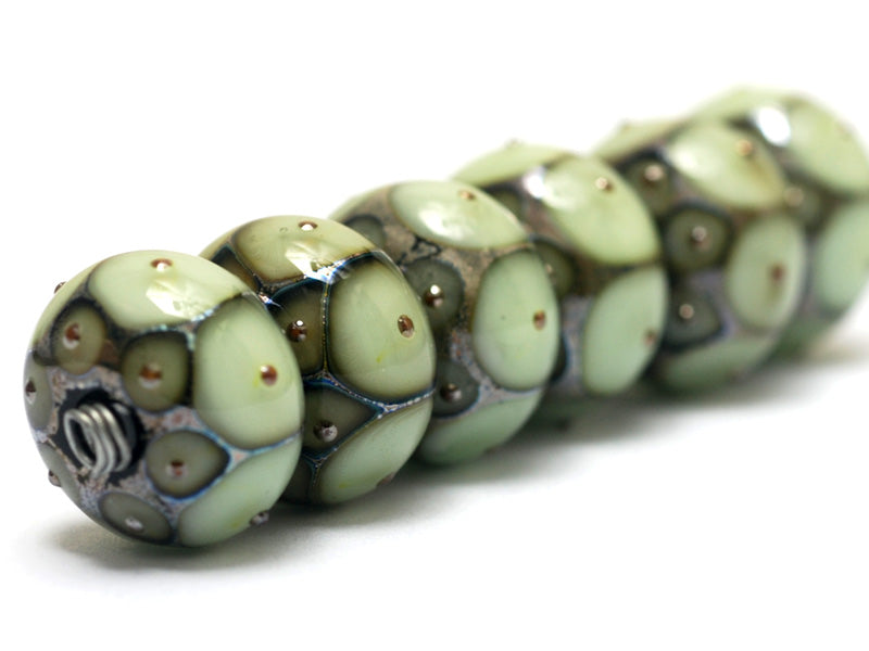 grace lampwork beads artisan handmade glass beads SRA