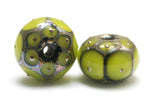 grace lampwork beads artisan handmade glass beads SRA