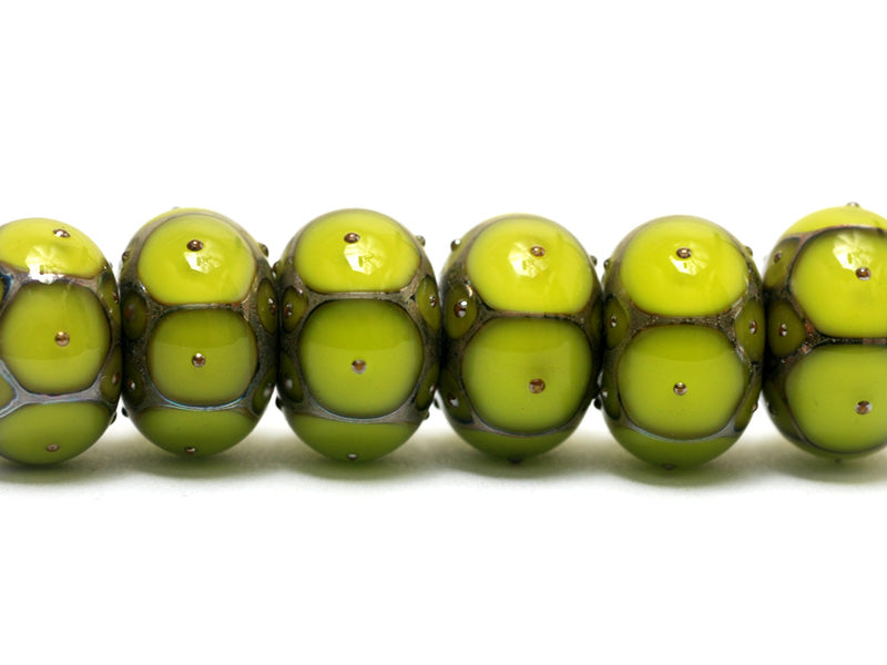 grace lampwork beads artisan handmade glass beads SRA