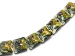 10505204 - Seven Emerald Treasure Pillow Beads