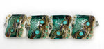 10505814 - Four Mint Stardust Pillow Beads