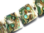 10505814 - Four Mint Stardust Pillow Beads