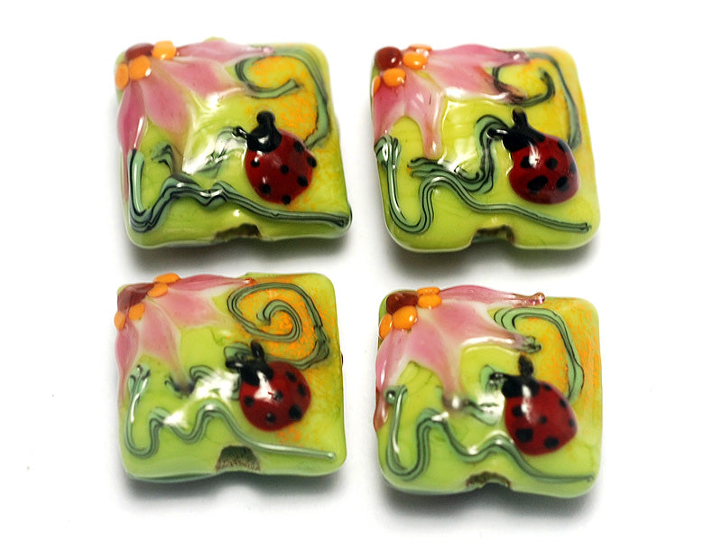 grace lampwork beads artisan handmade glass beads