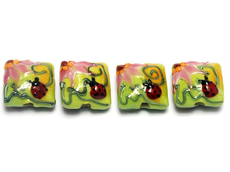 grace lampwork beads artisan handmade glass beads