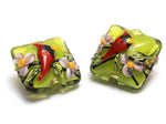grace lampwork beads artisan handmade glass beads SRA