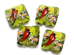 grace lampwork beads artisan handmade glass beads SRA