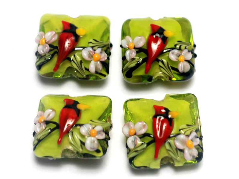 grace lampwork beads artisan handmade glass beads SRA