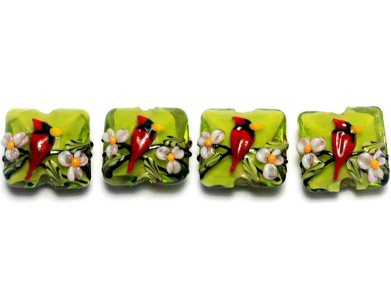 grace lampwork beads artisan handmade glass beads SRA