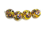 10506312 - Four Sweet Pea Lentil Beads