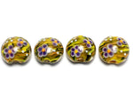 10506312 - Four Sweet Pea Lentil Beads
