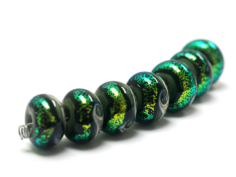 grace lampwork beads artisan handmade glass beads SRA