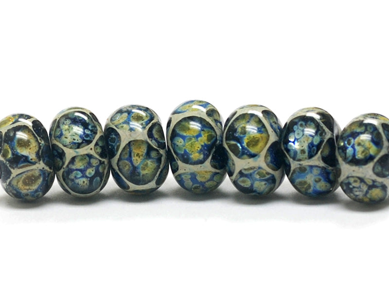 10506601 - Seven Twilight Wonder Rondelle Beads