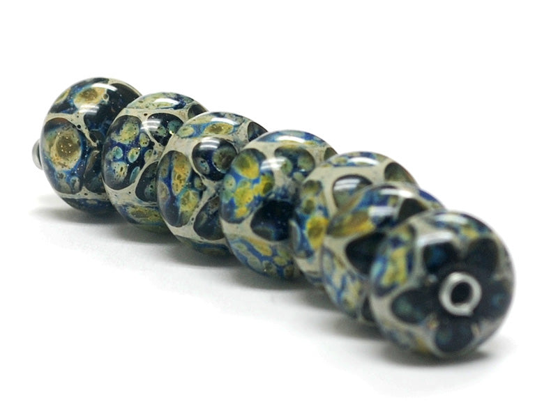 10506601 - Seven Twilight Wonder Rondelle Beads