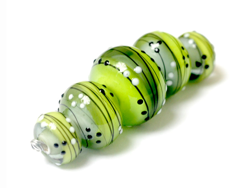 grace lampwork beads artisan handmade glass beads SRA
