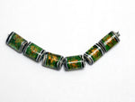 10507303 - Six Herbal Garden Shimmer Mini Kalera Beads