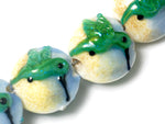 10507412 - Four Hawaiian Hummingbird Lentil Beads