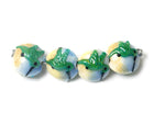 10507412 - Four Hawaiian Hummingbird Lentil Beads