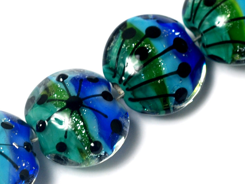 10507512 - Four Peaceful Waters Lentil Beads