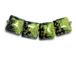 10507714 - Four Spring Green Shimmer Pillow Beads