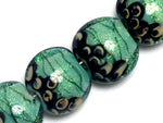 10507812- Four Seafoam Shimmer Lentil Beads