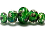 10507911 - Five Greener Treasures Graduated Rondelle Beads