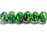 10507921 - Six Greener Treasures Rondelle Beads