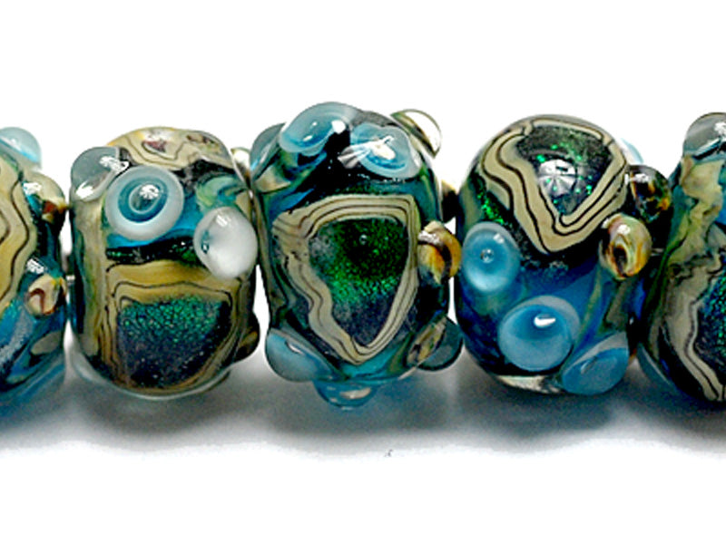 10508301 - Seven Mirage Lake Rondelle Beads