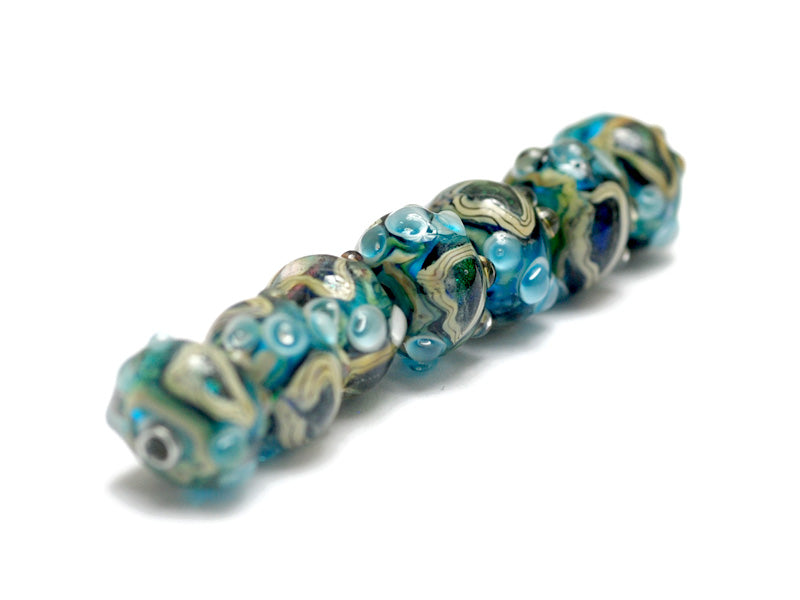 10508301 - Seven Mirage Lake Rondelle Beads
