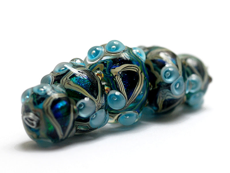 10508311 - Five Mirage Lake Graduated Rondelle Beads