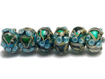 10508321 - Six Mirage Lake Rondelle Beads