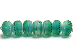 10508801 - Seven Emerald City Rondelle Beads