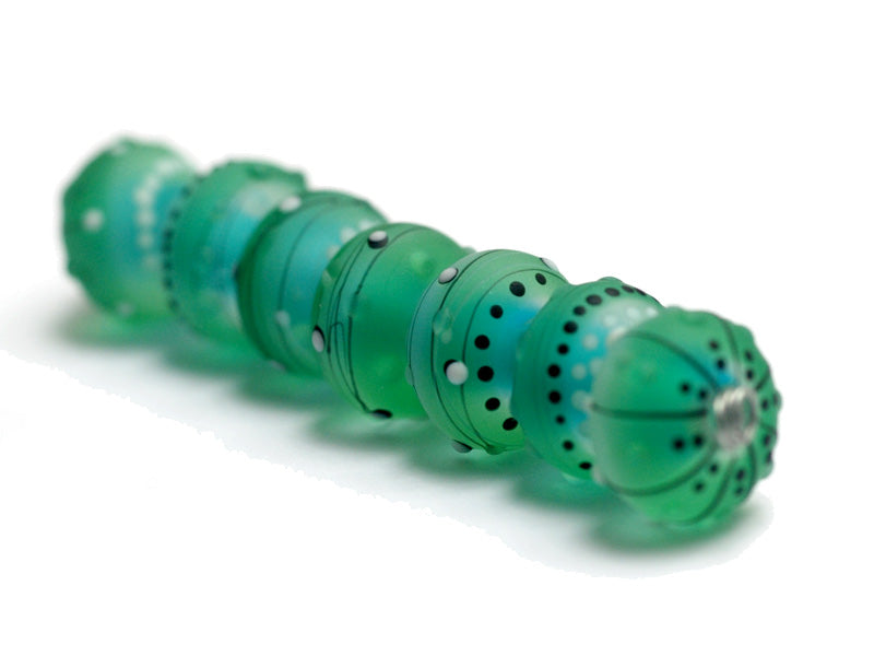 10508801 - Seven Emerald City Rondelle Beads