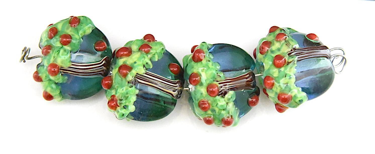 Apple Tree Lentil Beads