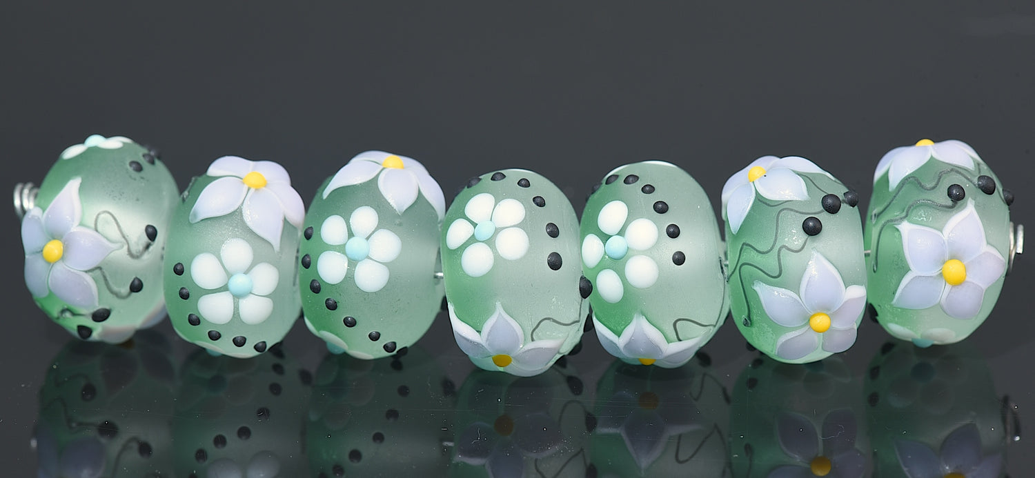 10509701 - Seven Meadow Dew Rondelle Beads