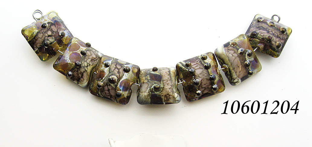 grace lampwork beads artisan handmade glass beads SRA
