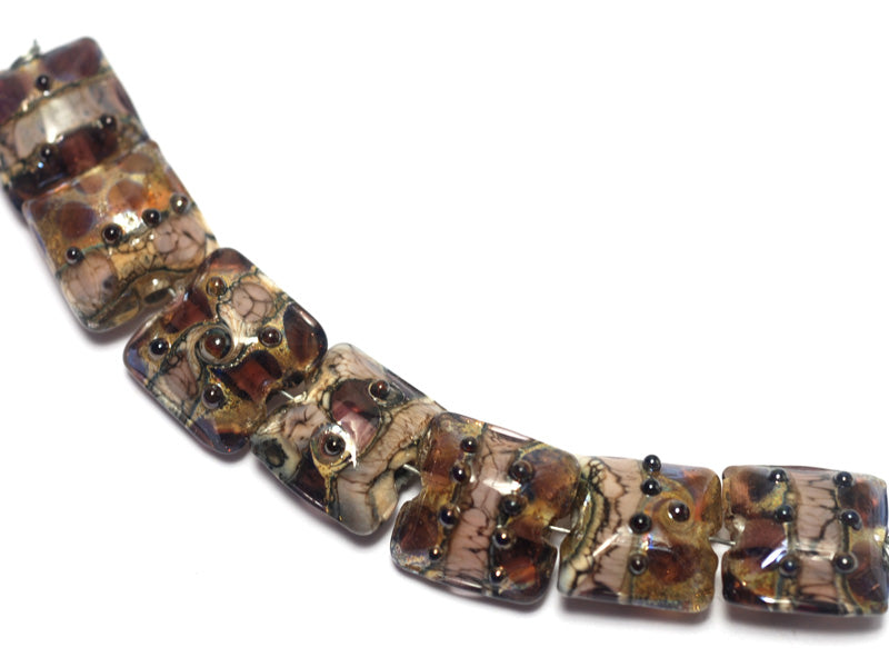 grace lampwork beads artisan handmade glass beads SRA