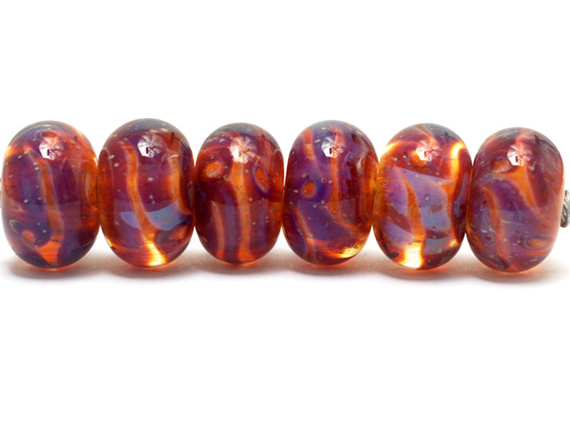 grace lampwork beads artisan handmade glass beads SRA