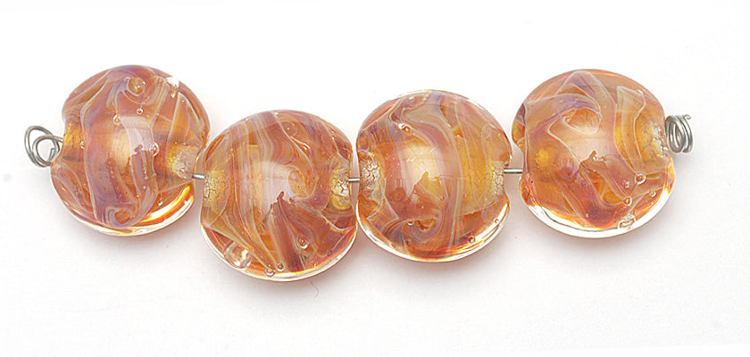 grace lampwork beads artisan handmade glass beads SRA