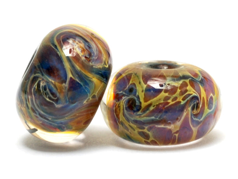 grace lampwork beads artisan handmade glass beads SRA